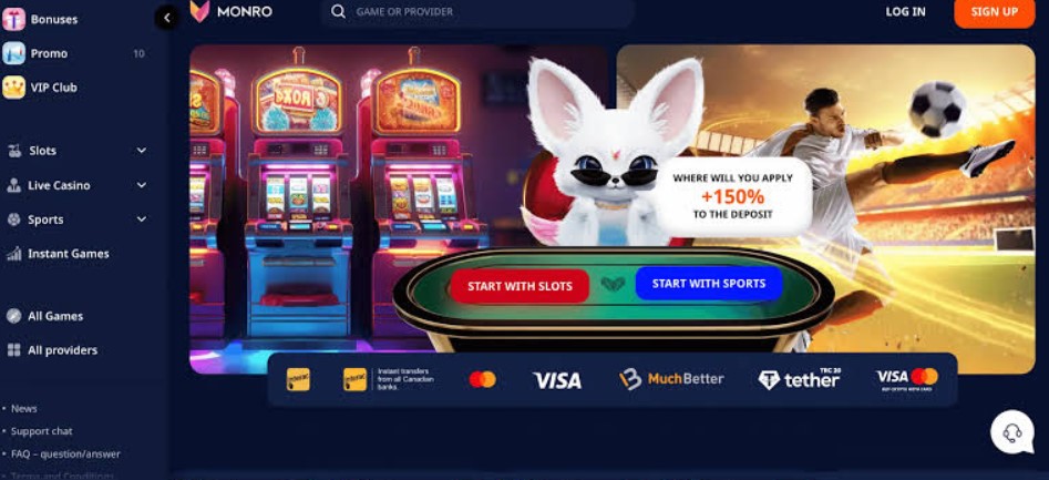 Filed under Monro Casino: Megaways grid in the promotion